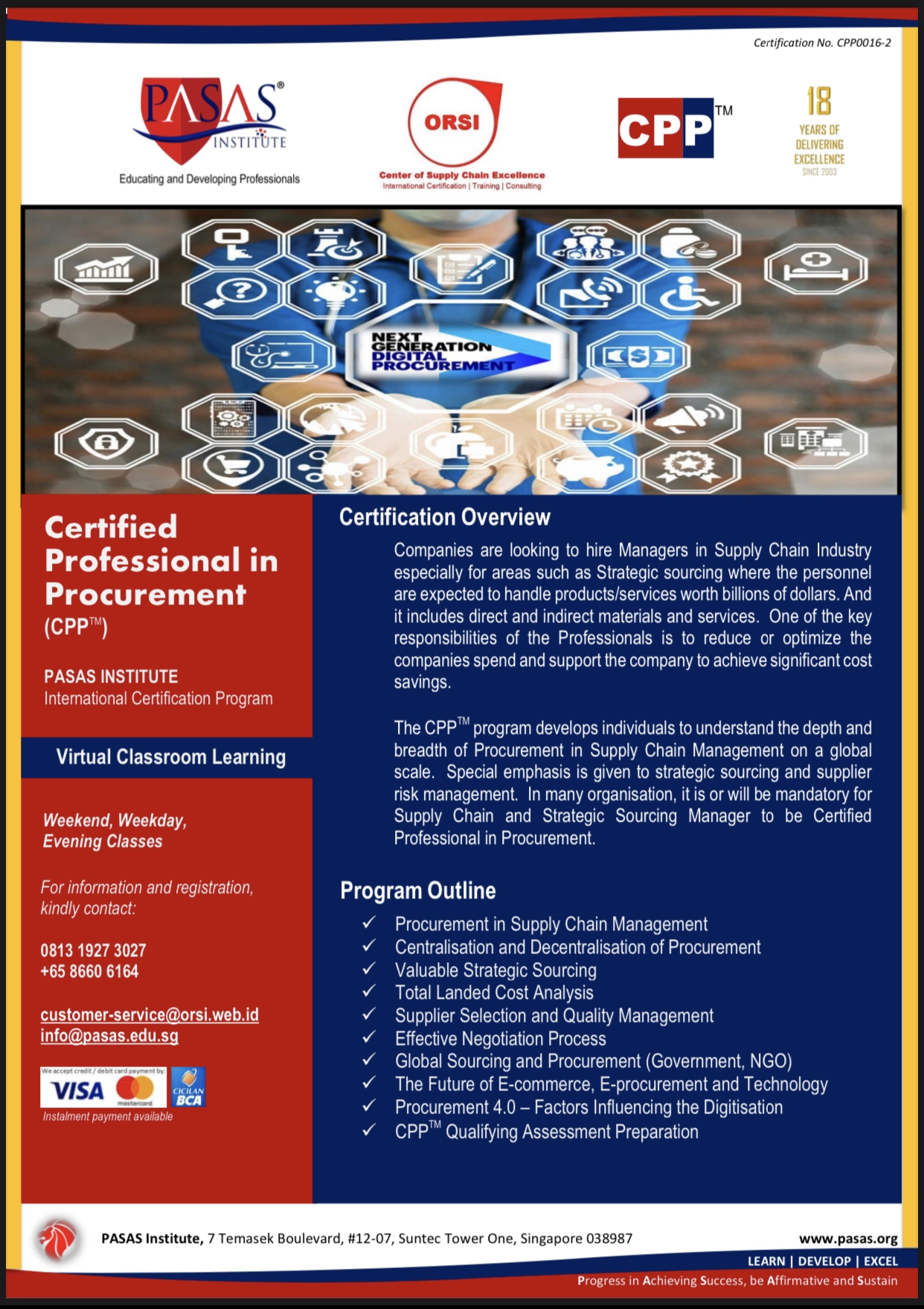 Certified Professional in Procurement (CPP) International