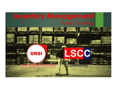 Inventory Management Training