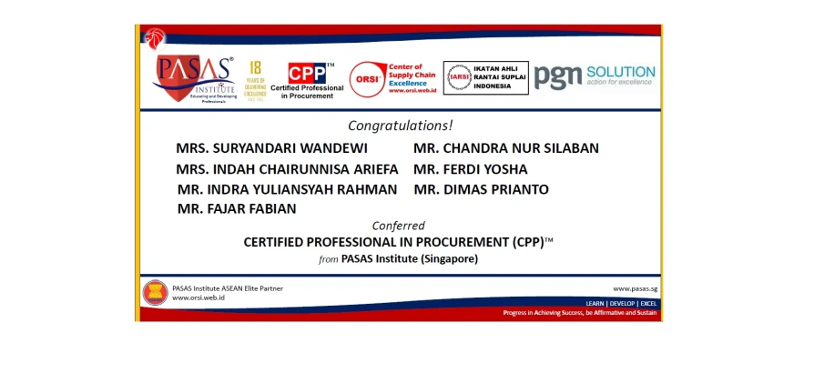 Congratulation to PT PGAS Solution