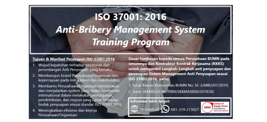 ISO 37001:2016 Anti-Bribery Management System Training