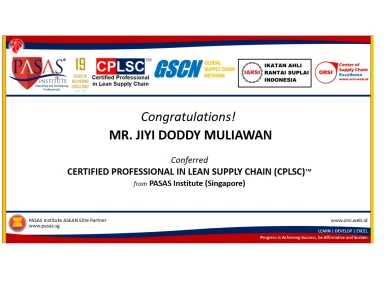 Congratulation to Mr Jiyi Doddy Muliawan