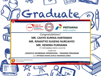 Congratulations to PT Pertamina Patra Logistics