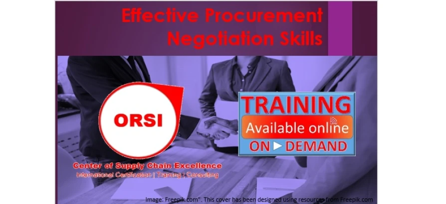 Effective Procurement Negotiation Skills Training