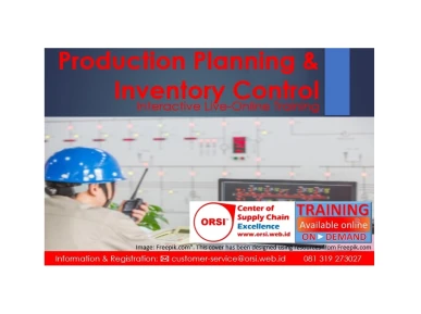 Production Planning  Inventory Control Training