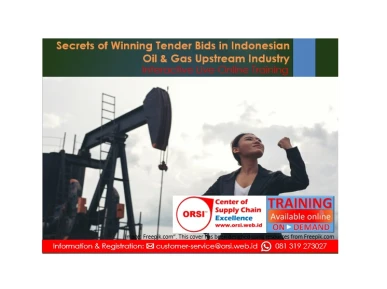 Secrets of Winning Tender Bids in Indonesian OG Upstream Industry Training Program