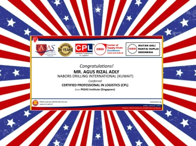 Congratulation to Mr Agus Rizal Adly