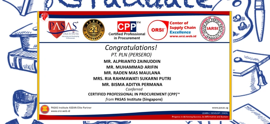 Congratulations to the Participant from PT. PLN (Persero)!