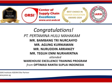 Congratulations to all Participants from PT Pertamina Hulu Mahakam