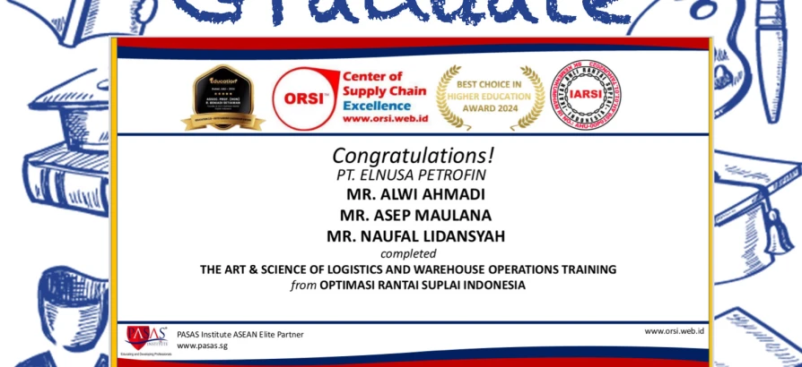 Congratulations to the Participants from PT. Elnusa Petrofin!