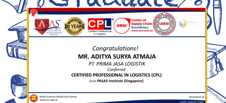 Congratulations to the participant from PT. PRIMA JASA LOGISTIK!