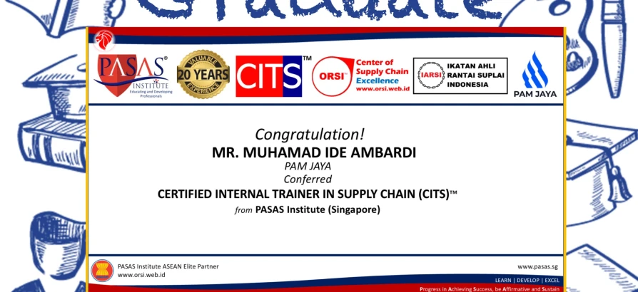 Congratulations to the Participant from PAM JAYA for successfully completing the CITS™️ program!