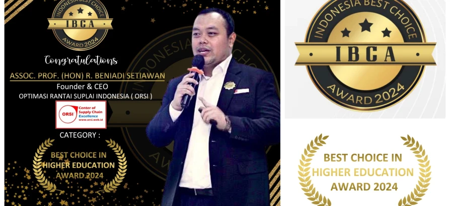 Best Choice In Higher Education Award 2024: Assoc. Prof. (Hon.) R. Beniadi Setiawan